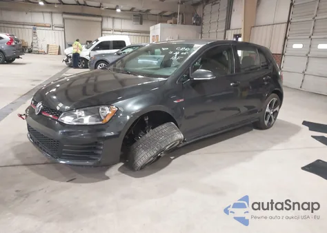 2017 Volkswagen Golf Gti S 4-Door z USA, uszkodzony, nr VIN 3VW4T7AU7HM010842